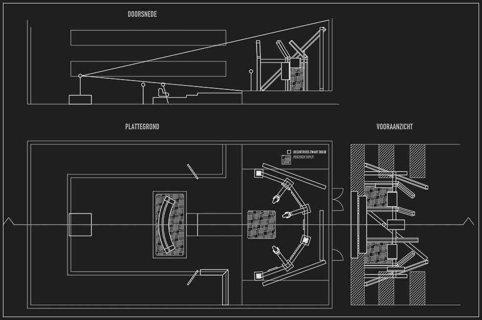 CAD drawing, checking sight lines